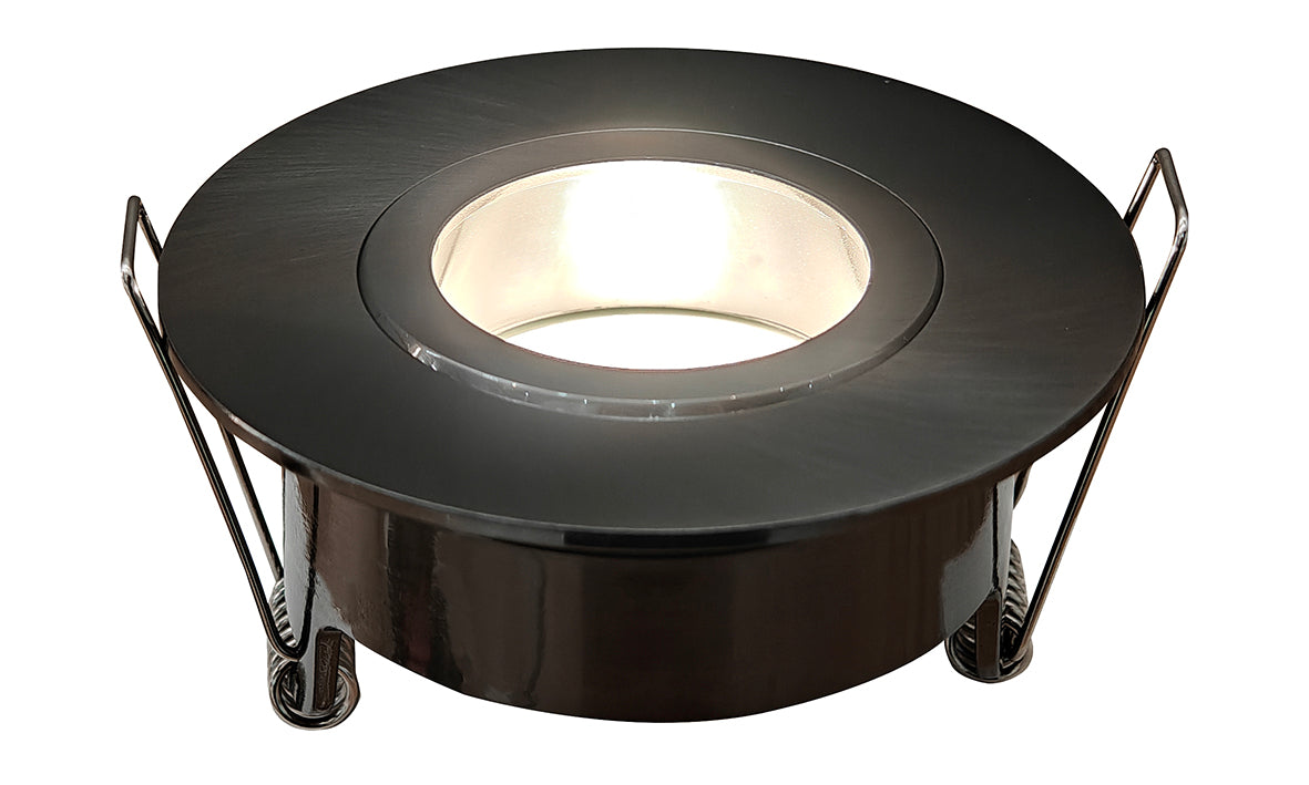 Spotz enkele inbouwspot dimbaar IP65 gunmetal