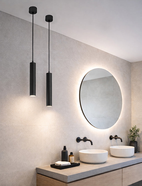 Oriona badkamer hanglamp mat zwart - extra productfoto