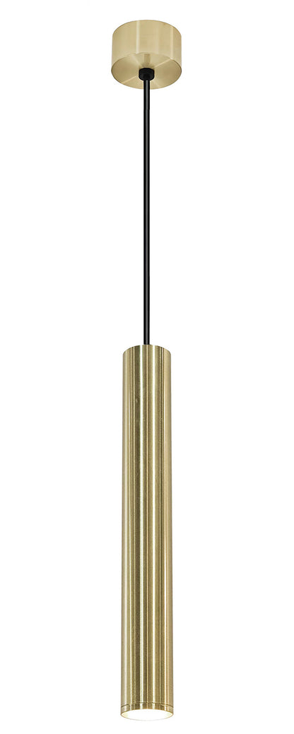 Oriona badkamer hanglamp dimbaar IP44 geborsteld messing