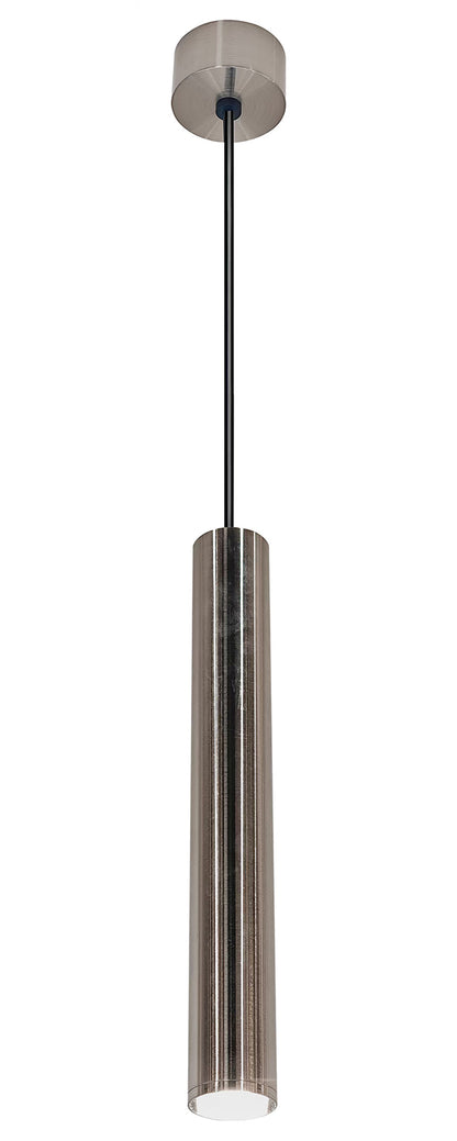 Oriona badkamer hanglamp dimbaar IP44 geborsteld staal