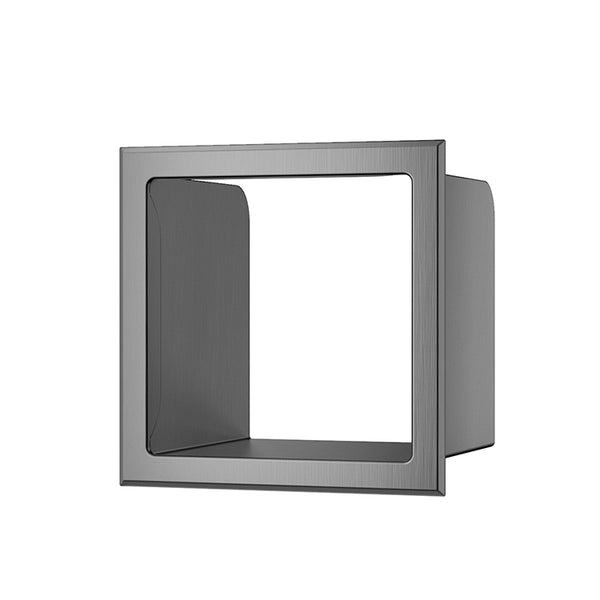 Rocko inzetstuk voor inbouw reserverolhouder | Gunmetal PVD