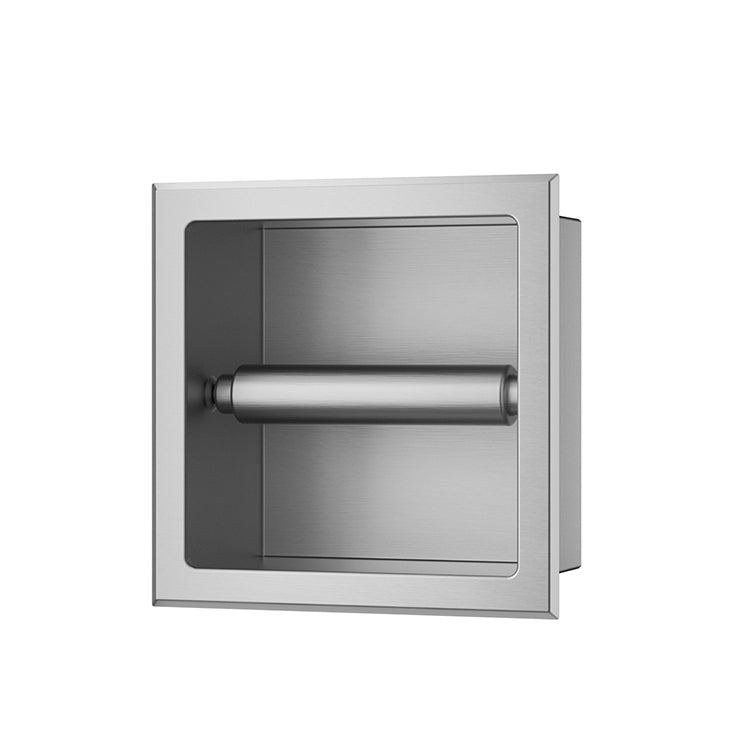 Wiesbaden inbouw-toiletrolhouder | RVS - WDtegels