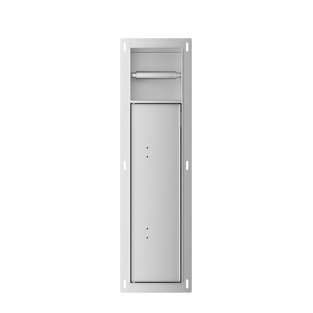 Rocko inbouw toiletrol- en borstelhouder betegelbaar RVS - productfoto 2
