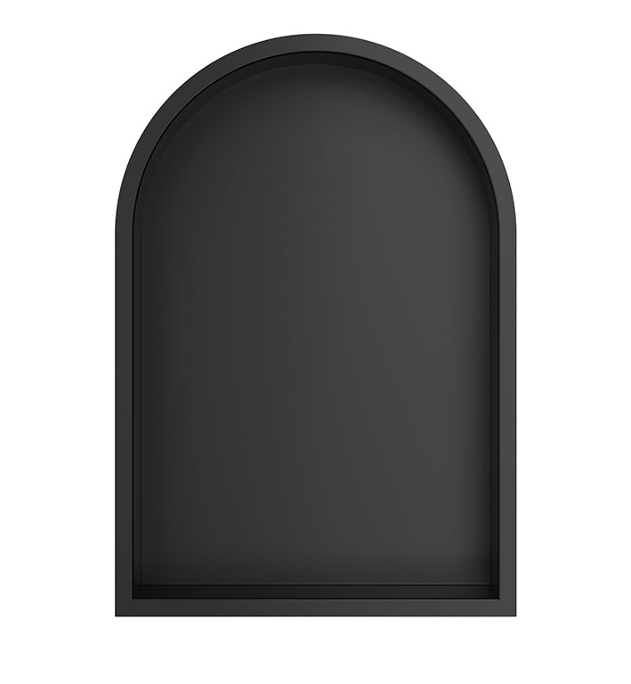 Demis inbouwnis ovaal 30x45x7cm mat zwart - productfoto 2
