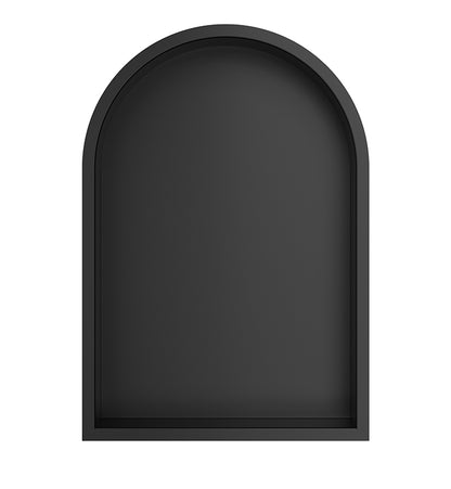 Demis inbouwnis ovaal 30x45x7cm mat zwart - productfoto 2