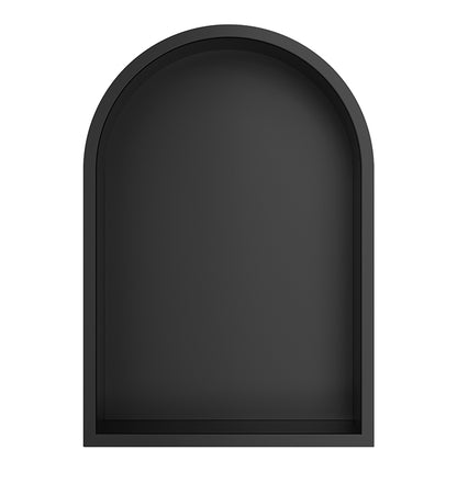 Demis inbouwnis ovaal 30x45x10cm mat zwart - productfoto 2
