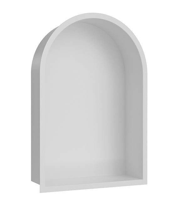Demis inbouwnis ovaal | 30x45x10cm | Mat wit