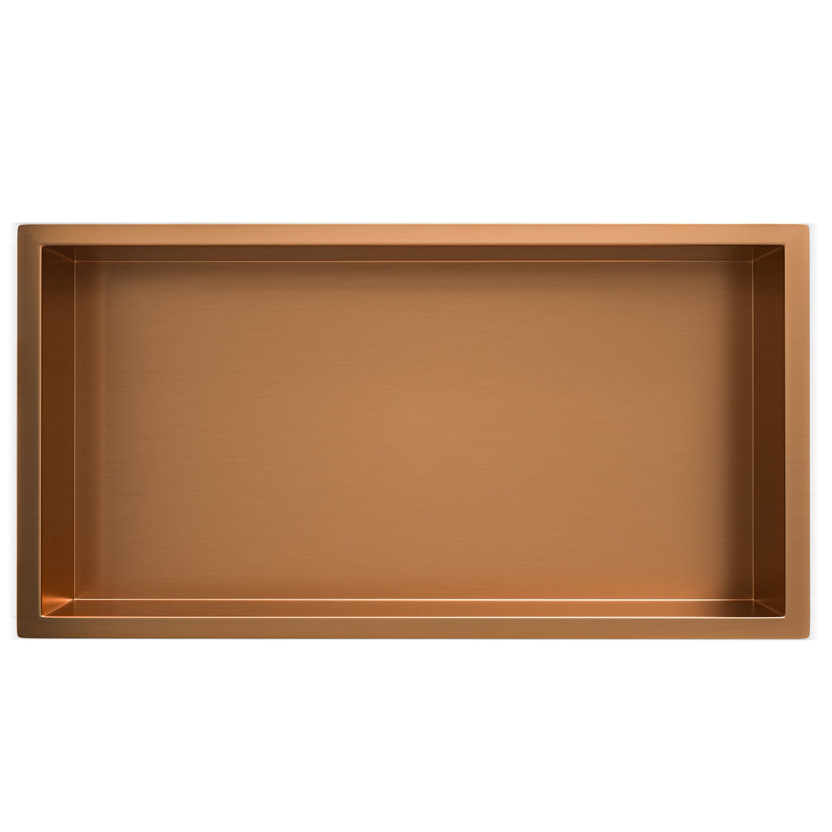 Demis inbouwnis 30x60x7cm geborsteld brons koper PVD