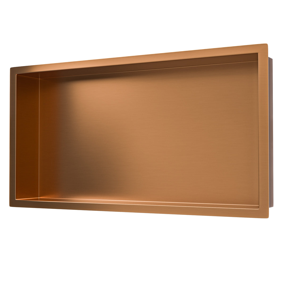 Demis inbouwnis 30x60x7cm geborsteld brons koper PVD - productfoto 2