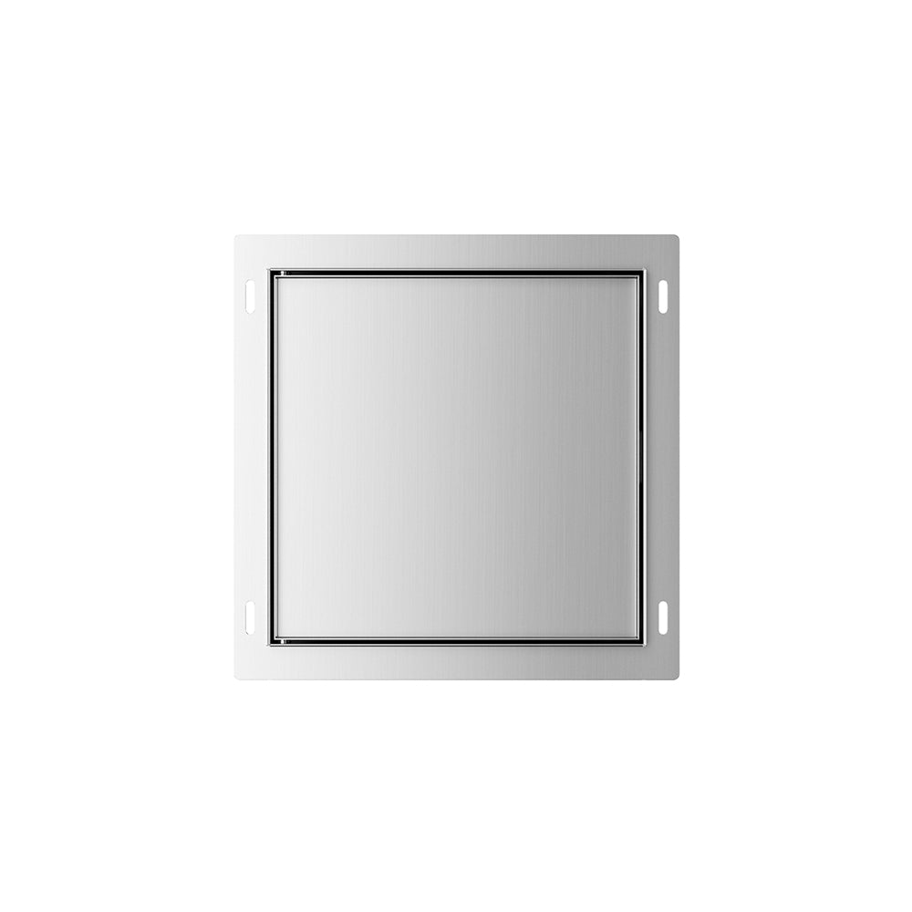 Demis inbouwnis betegelbaar 30x30x14cm RVS - productfoto 3