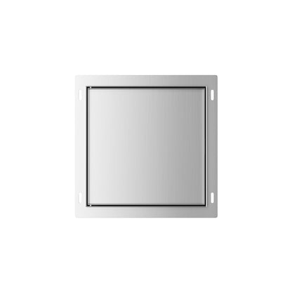 Demis inbouwnis betegelbaar 30x30x14cm RVS - productfoto 3