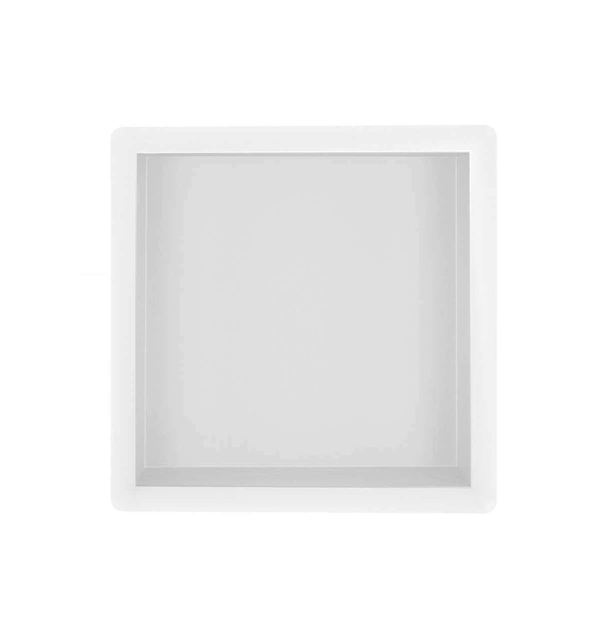 Demis inbouwnis 30x30x7cm mat wit