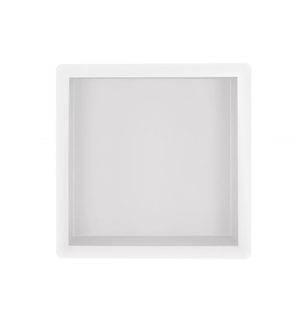 Demis inbouwnis | 30x30x10cm | Mat wit