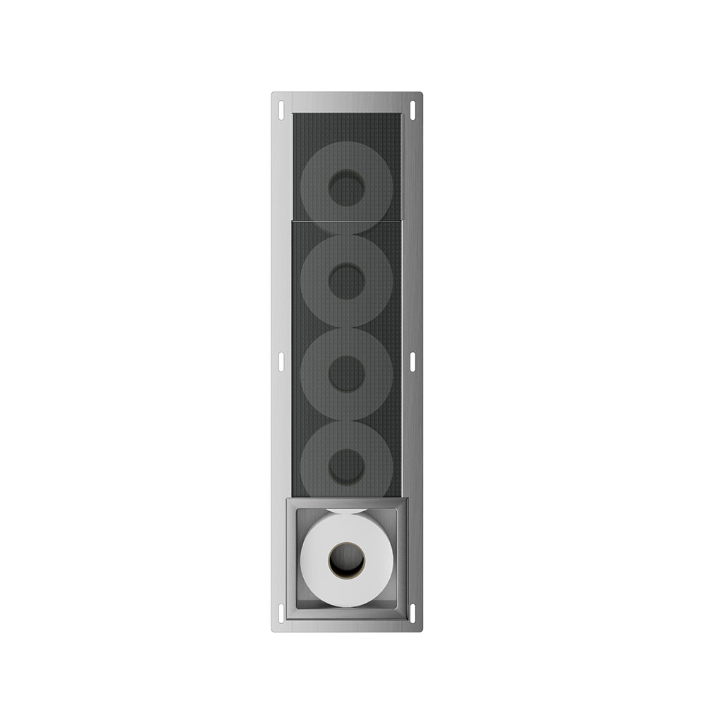 Rocko inbouw reserverolhouder RVS - productfoto 2