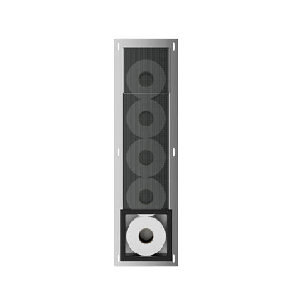 Rocko inbouw reserverolhouder mat zwart - productfoto 2