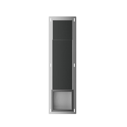 Rocko inbouw reserverolhouder gunmetal
