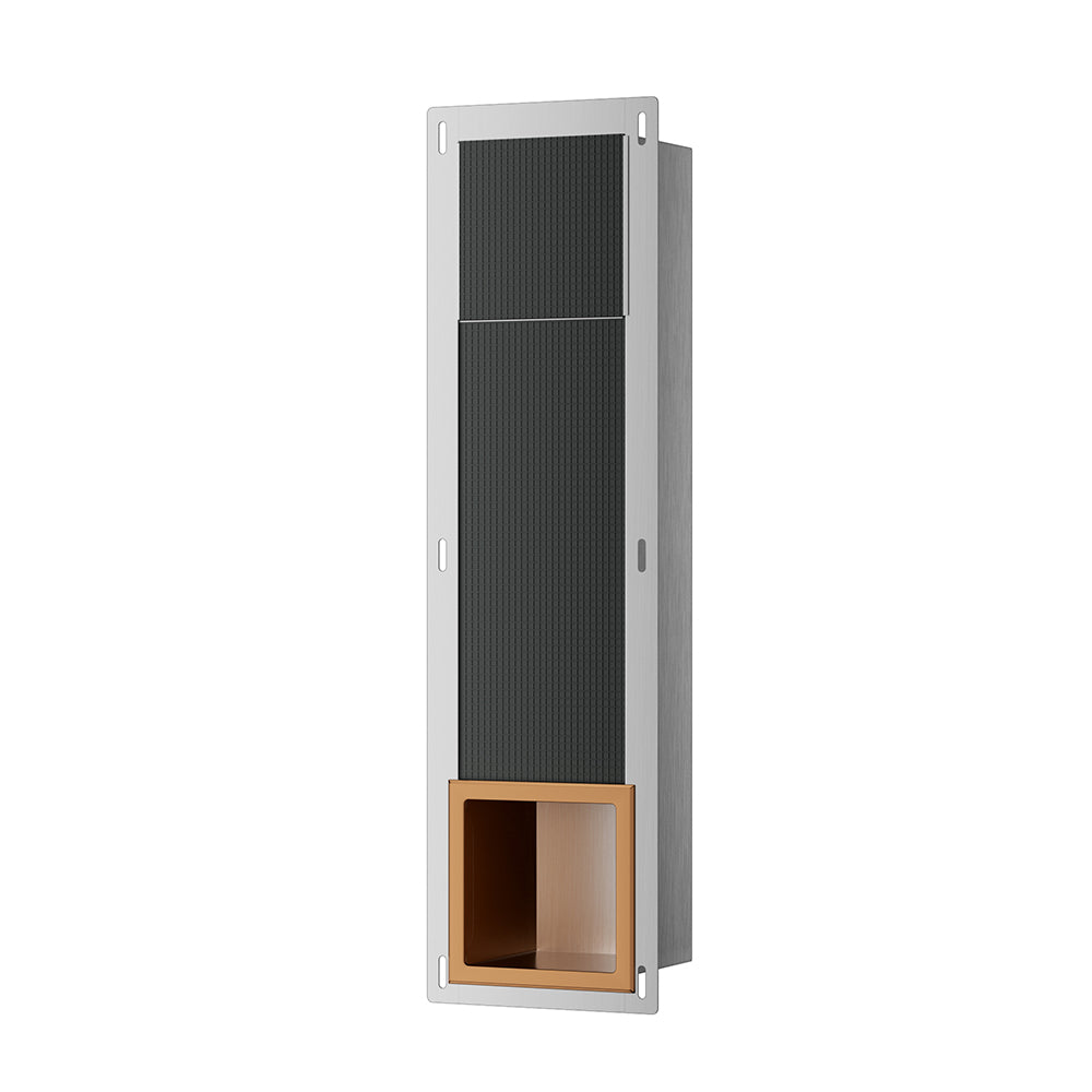 Rocko inbouw reserverolhouder geborsteld brons koper - productfoto 3