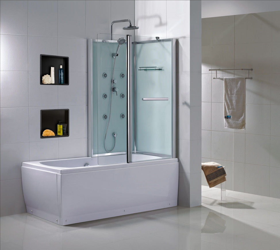 Wiesbaden Inbouwnis douche | 30x30x7cm | Mat zwart - WDtegels