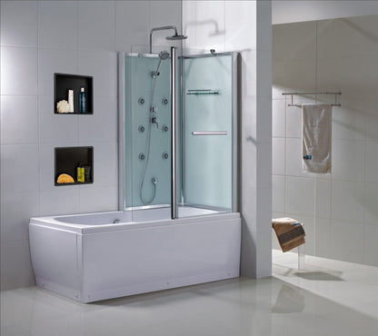 Wiesbaden Inbouwnis douche | 30x30x7cm | Mat zwart - WDtegels