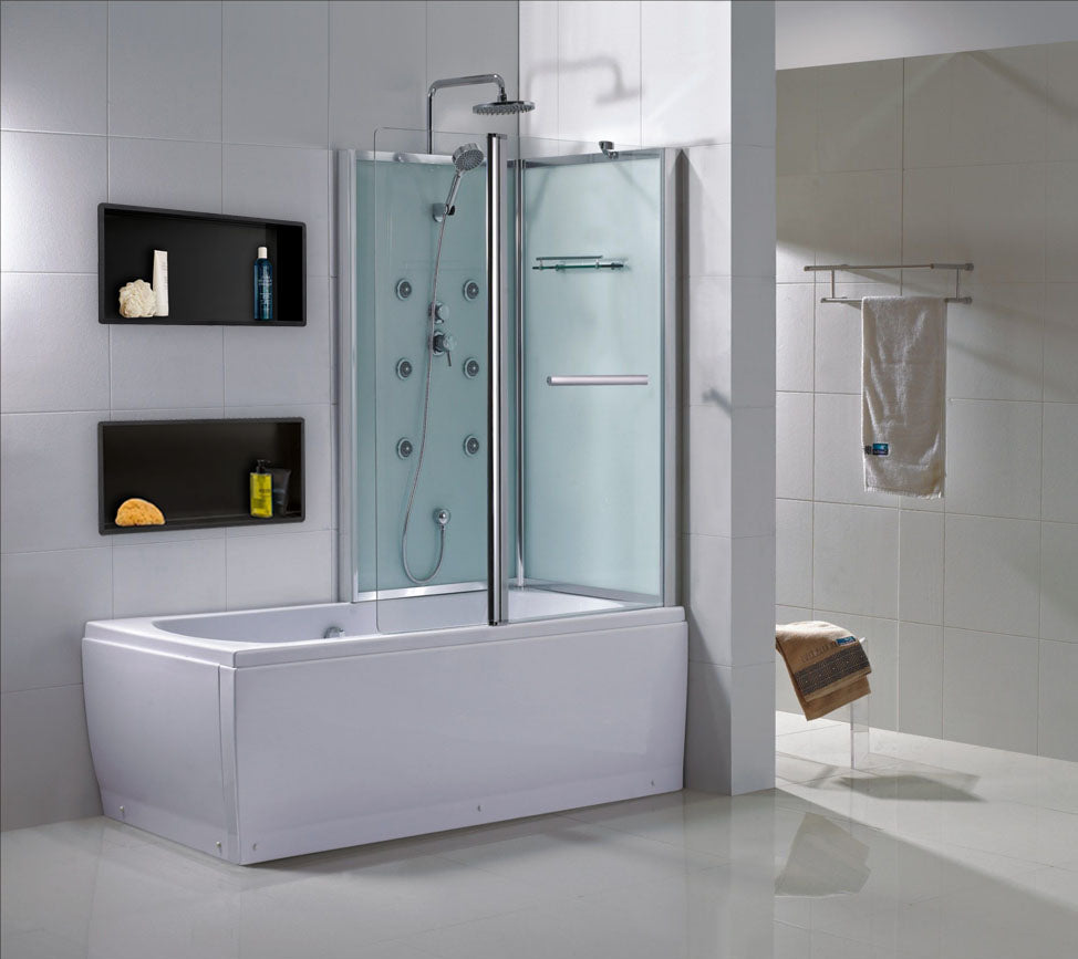 Wiesbaden Inbouwnis douche | 30x60x10cm | Mat zwart - WDtegels