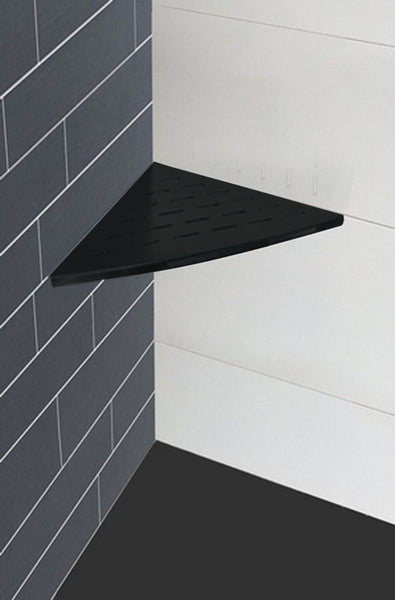 Estantería esquinera InWall Wiesbaden 29x29 negro mate