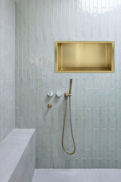 Demis inbouwnis 30x60x7cm geborsteld messing PVD - productfoto 4