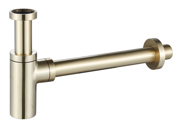 Sifón de lavabo UniMatch de 5/4" x 32 mm, latón cepillado PVD 