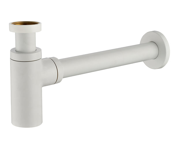 Sifón de lavabo UniMatch 5/4" x 32 mm blanco mate