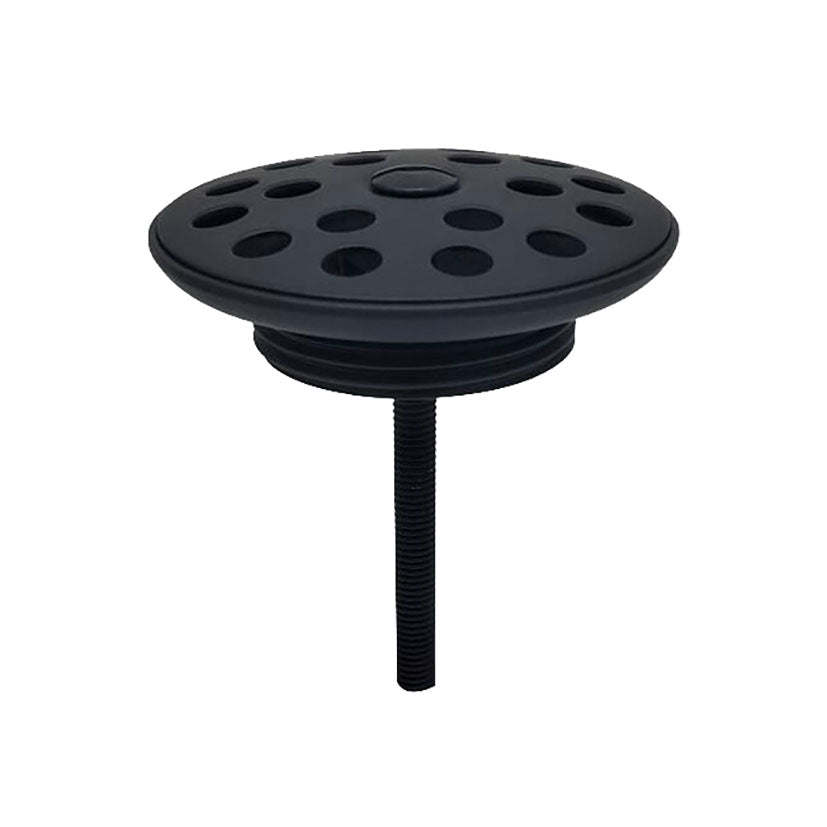 Korv open afvoerplug rooster 5/4" mat zwart - WDtegels