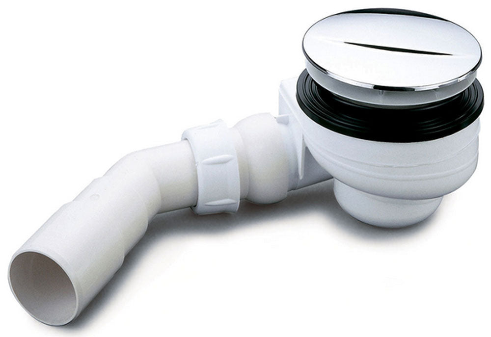 Wiesbaden Turboflow douchebaksifon voor gat 90mm chroom - WDtegels