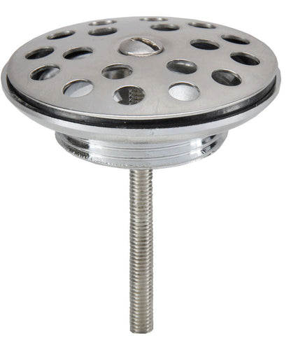 Rejilla de tapón de drenaje abierto de 5/4" cromada