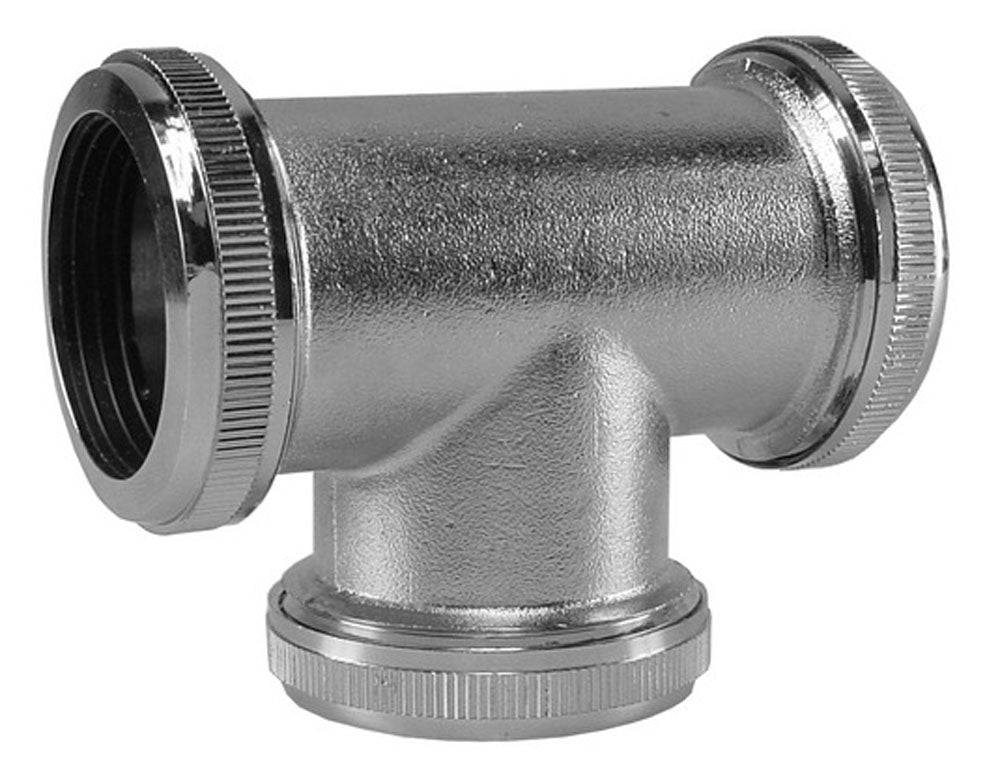UniMatch buisverbinder T-stuk 32mm voor vloerbuis Chroom