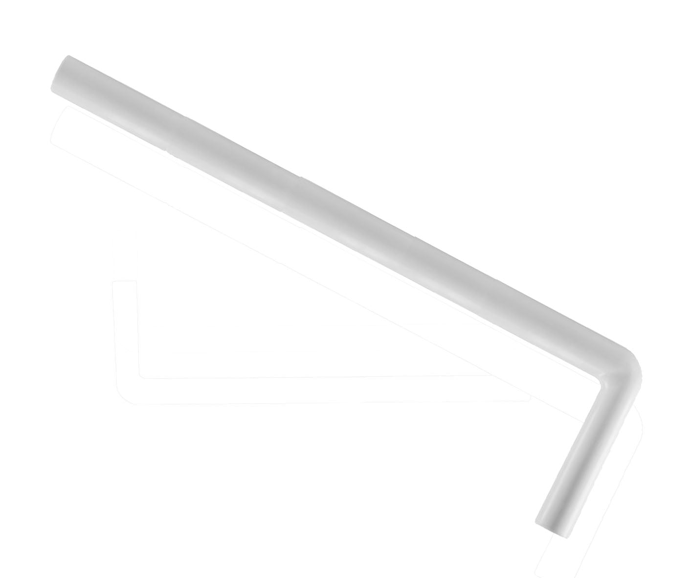Tubo de suelo PVC 75 x 22 x 3,2 cm blanco