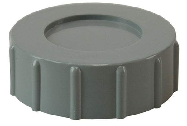 Tapón roscado de sifón con junta para PVC de 40mm