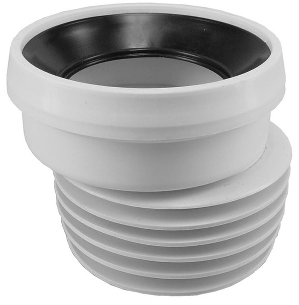 Closetaansluitstuk offset | 110x100mm | Wit
