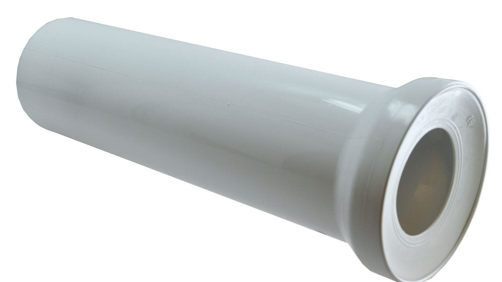 Abu closetaansluiting recht 110mm x 400mm wit - WDtegels