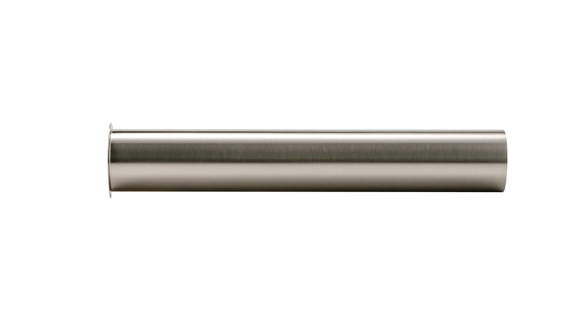UniMatch sifon verlengbuis 20 cm met kraag geborsteld staal - WDtegels