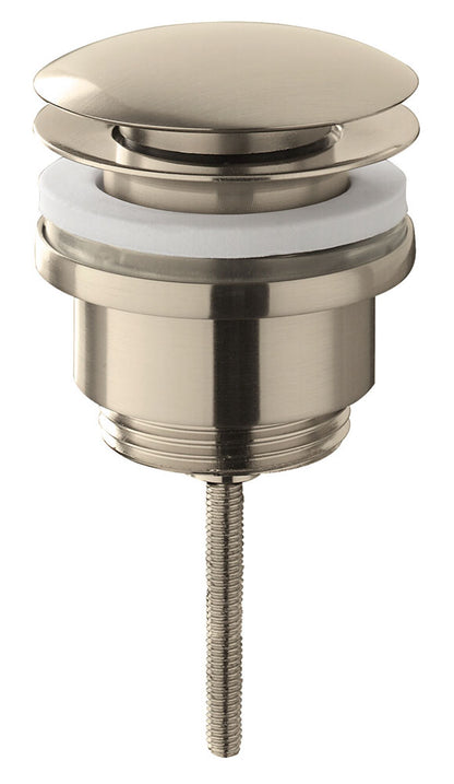 UniMatch clickwaste afvoerplug 5/4 inch geborsteld staal