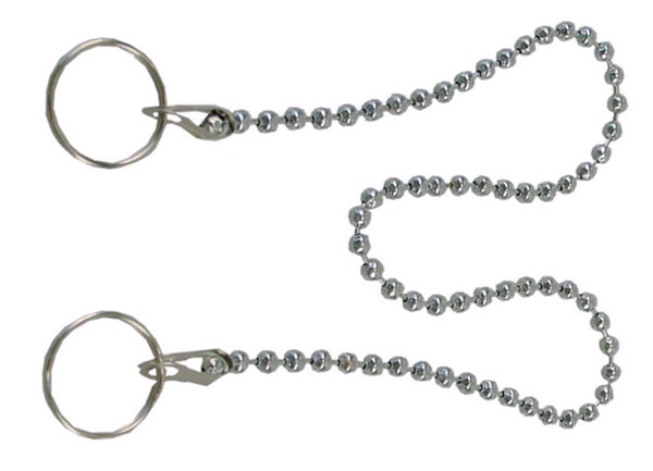 Kogelketting chroom 50cm