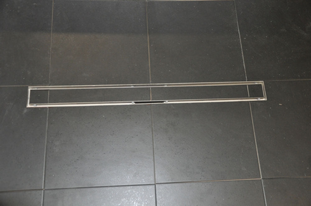 Tegelrooster voor douchegoot 50 x 7 cm RVS - WDtegels