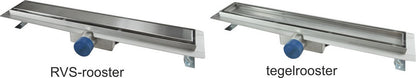 Wiesbaden RVS tegelrooster tbv douchegoot 60x7 - WDtegels