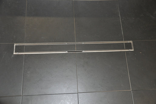 Wiesbaden RVS tegelrooster tbv douchegoot 80x7 - WDtegels