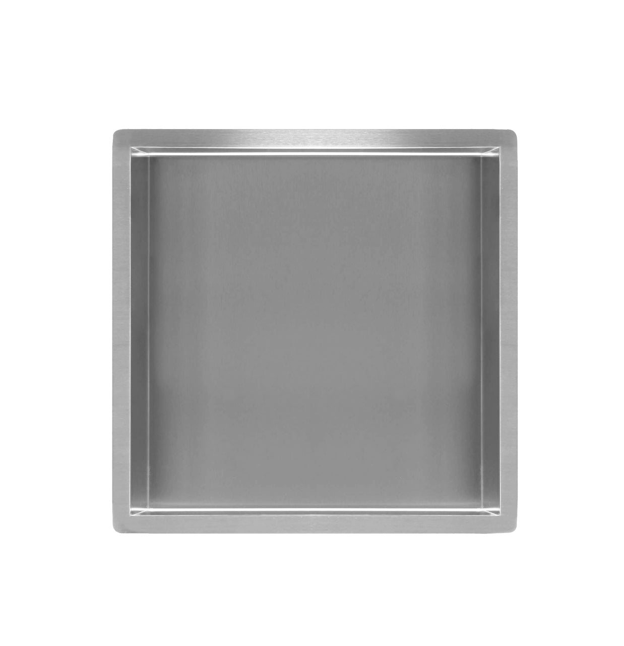 Wiesbaden Inbouwnis douche | 30x30x10cm | RVS geborsteld staal - WDtegels