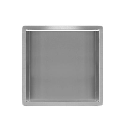 Wiesbaden Inbouwnis douche | 30x30x10cm | RVS geborsteld staal - WDtegels