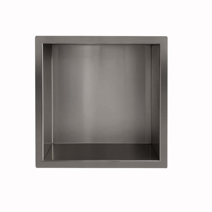 Wiesbaden Gunmetal recessed niche 30x30x7cm