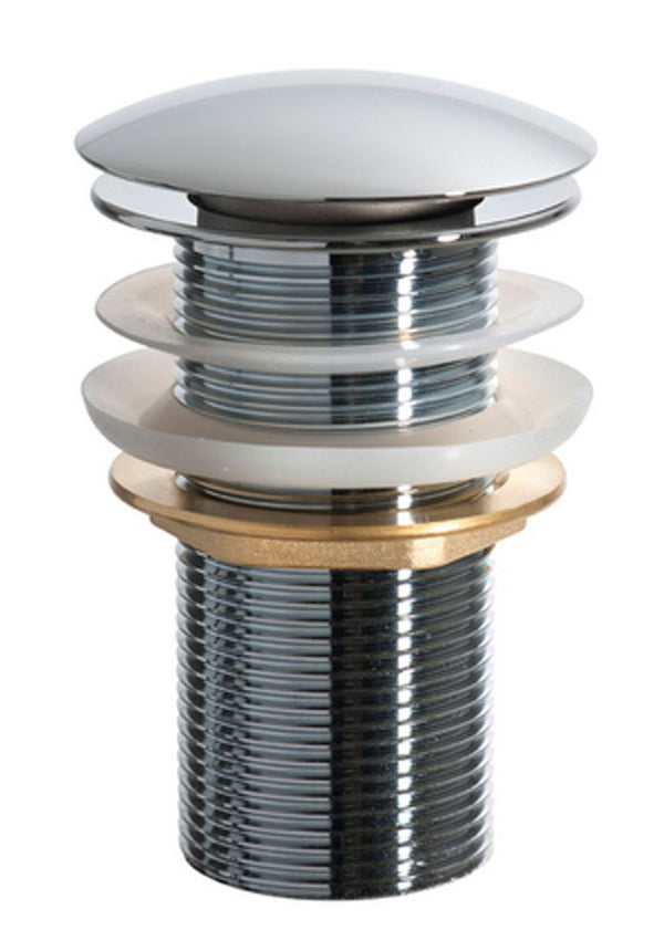 Wiesbaden luxe lange clickwaste 9cm 5/4'' chroom