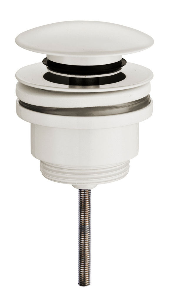 Tapón de drenaje UniMatch Clickwaste de 5/4", blanco mate