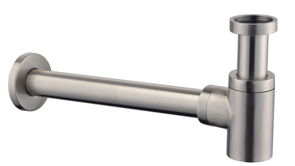 UniMatch fonteinsifon 5/4 inch x 32mm Geborsteld staal