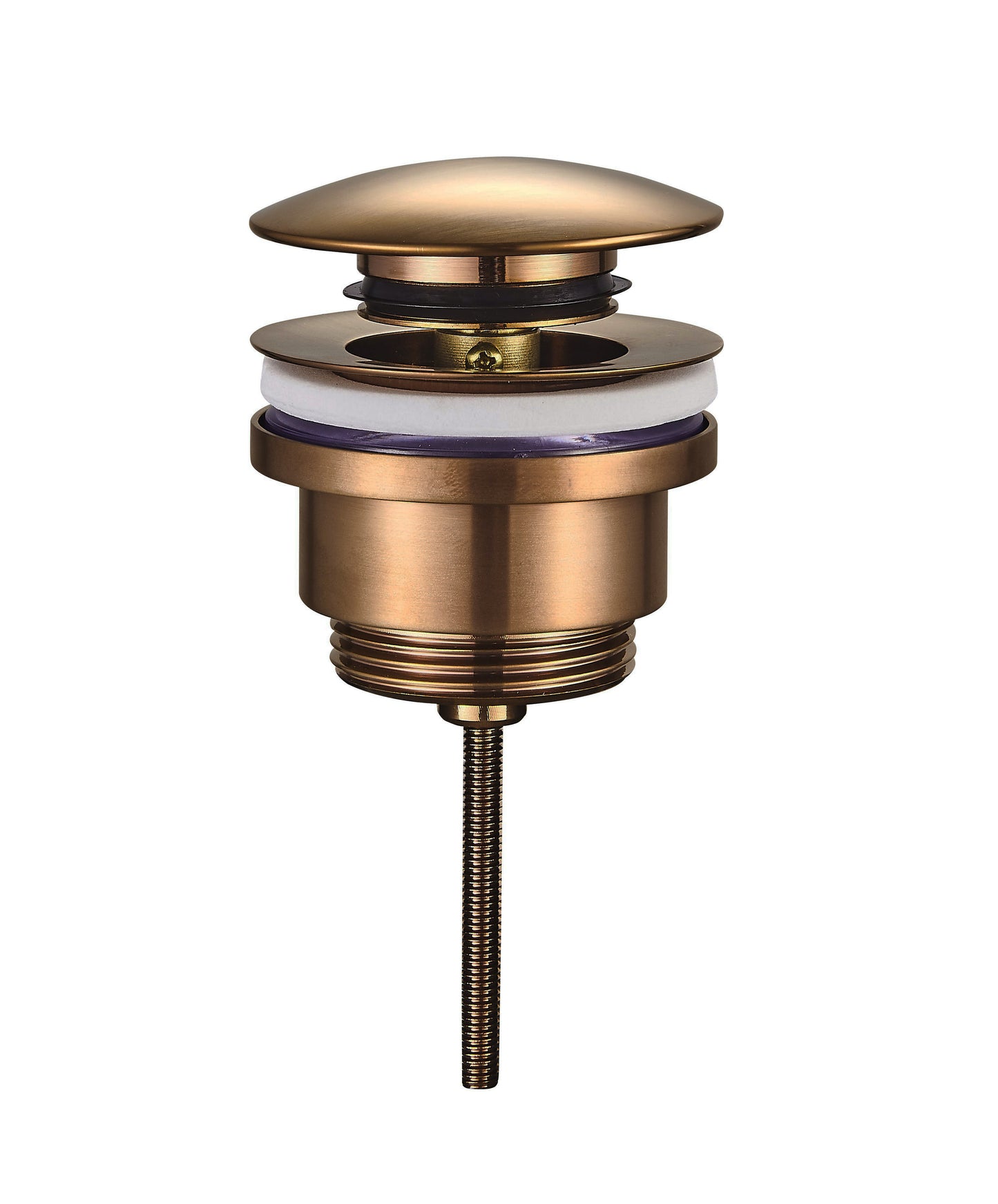 UniMatch clickwaste afvoerplug 5/4" geborsteld brons koper PVD - WDtegels