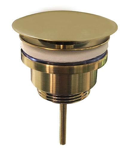 UniMatch open afvoerplug 5/4" | Geborsteld messing PVD